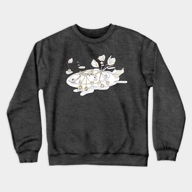 Stick-Creature Crewneck Sweatshirt by Severinochka